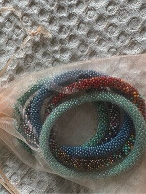 Lotus Sky Handmade Beaded Crochet Bracelets